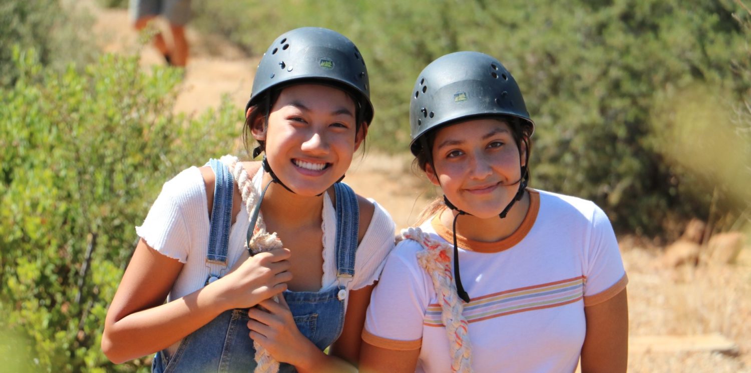 Two Girls at Camp